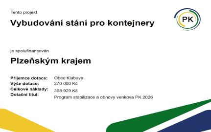 Vybudování stání pro&nbsp;kontejnery