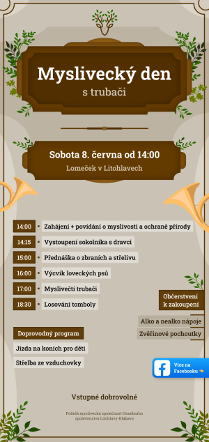 Myslivecký den s trubači 8.6.2024
